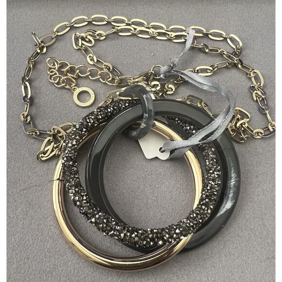 Vintage Rush By Denis And Charles Lucite Necklace. 42" - Picture 12 of 14